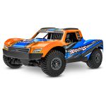 1/16 Traxxas Mini Slash Green 4x4 108164-1-GRN - 108164-1-mini-slash-4x4-3qtr-front-left-orng 1/16 Traxxas Mini Slash Brushless 4WD RTR Short Course Truck Orange