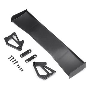 GT Wing Set Type F 1/10 Scale Black Spoiler Set HPI10959