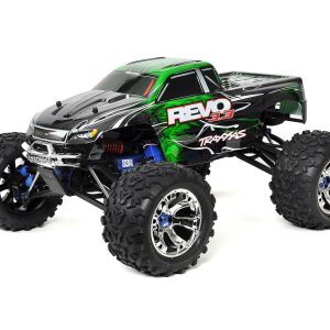 1/10 Revo 3.3 4WD Nitro-Powered Monster Truck with Telemetry Sensors with TSM Green