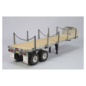 Remote control RC car trailer with realistic design and durable construction.