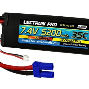 High-performance RC car lithium polymer battery for remote control vehicles.