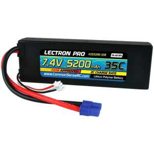 High-capacity RC car lithium polymer battery for optimal performance and speed.