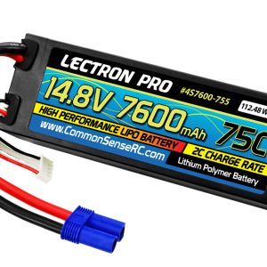 Lithium polymer RC battery for high-performance RC cars and hobbies.