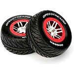 Duratrax SpeedTreads Robber SC Front Pre-Mounted (2)