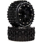 Duratrax Lockup ST Belted 2.8 2WD Pre-Mounted Rear Tires (2)