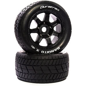 Duratrax Bandito X Belted Pre-Mounted - Black