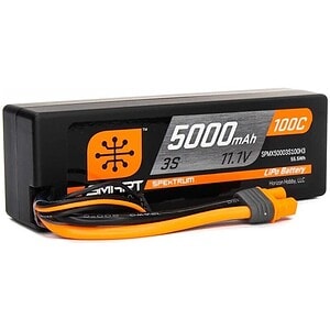 Spektrum 5000mAh 3S 11.1V 100C Smart LiPo Hardcase IC3