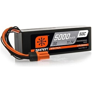 Spektrum 5000mAh 3S 11.1V 50C Smart LiPo Hardcase IC5