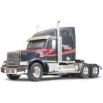 1/14 Tamiya Knight Hauler 2WD Semi Tractor Kit TAM56314 - tam56314_a0_xdb6wmec Remote control semi-truck model for RC car enthusiasts and racing fans.