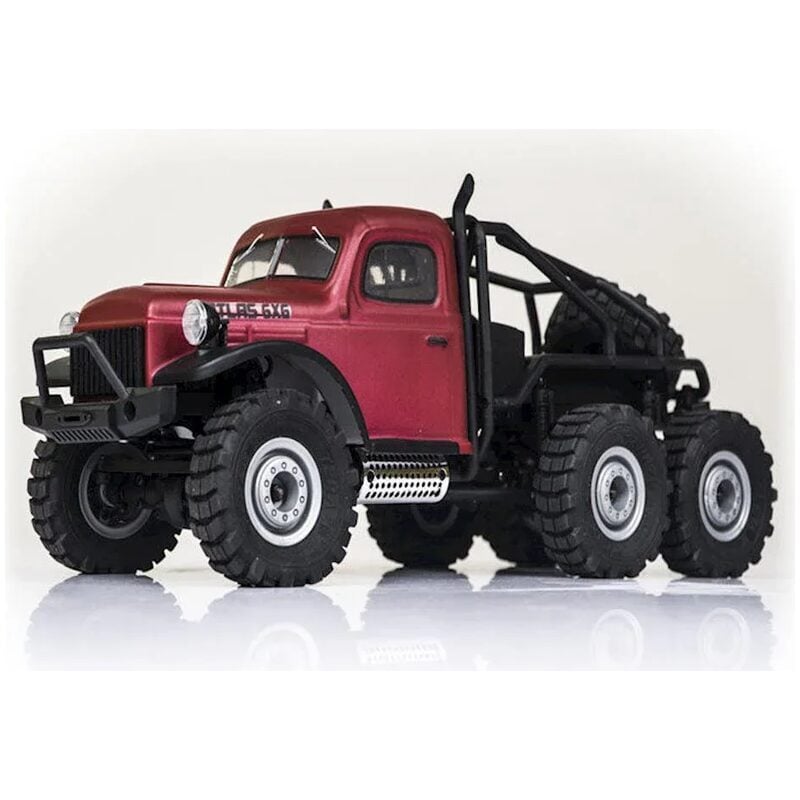 1/18 FMS Atlas 6x6 RTR Crawler - Red FMMROC002T1