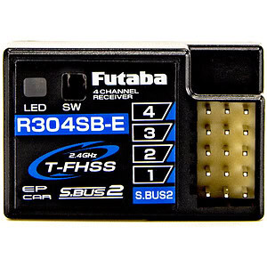High-performance RC car receiver for remote control vehicles, 2.4GHz T-FHSS technology, compatible with S.BUS2.
