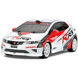 RC car Honda Civic Type R remote control vehicle for racing and scale modeling.