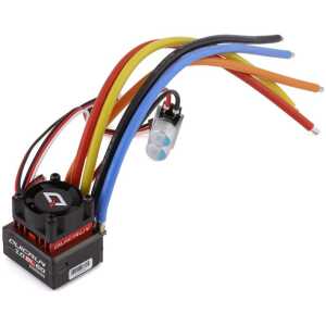 High-performance RC car electronic speed controller and waterproof motor ESC set.