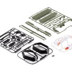 Toyota Land Cruiser LC70 1/10 Crawler Hard Body Kit TRX-4 Matte Green 323mm Wheelbase Pre-Painted