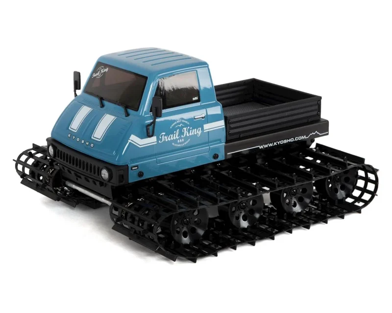1/12 Trail King ReadySet All Terrain Tracks Vehicle Blue w/2.4GHz Radio Battery and Charger - kyo34903t2 1/12 Trail King ReadySet All Terrain Tracks Vehicle Blue w/2.4GHz Radio Battery and Charger