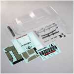 Losi 69 Camaro Set : 22S Drag - LOS230086 - Body (Clear)