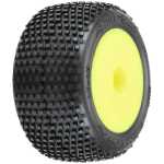 Pro-Line Hole Shot Tires Pre-Mounted on Yellow Mini-T 2.0 Wheels - Front/Rear - pro10177-12_3 Pro-Line Hole Shot Tires Pre-Mounted on Yellow Mini-T 2.0 Wheels - Front/Rear