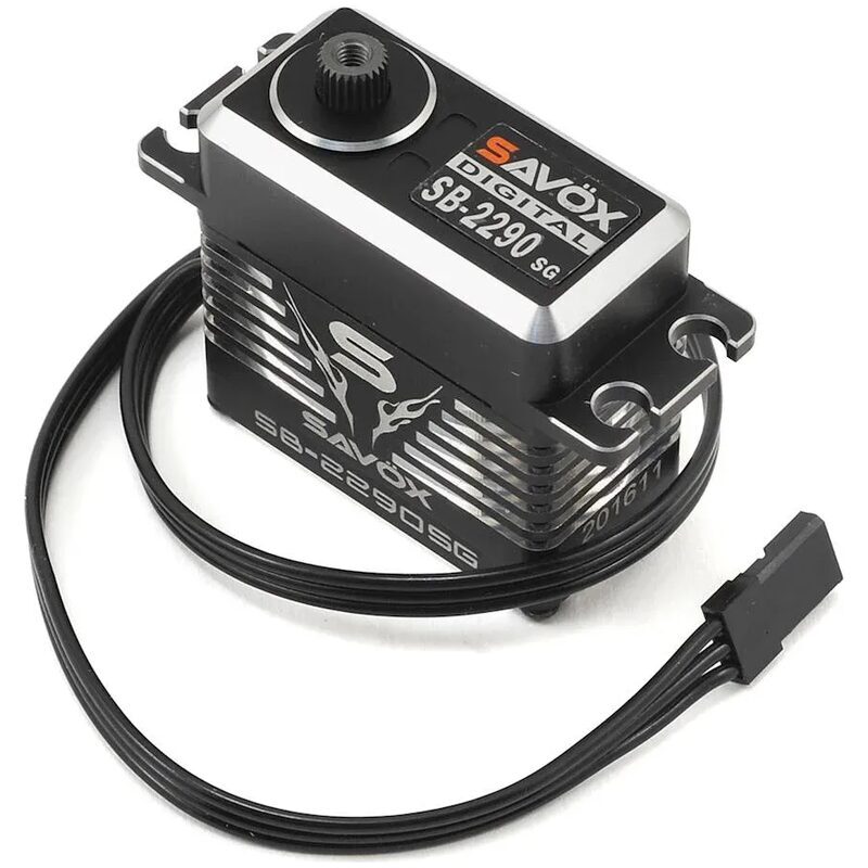 Savox SB-2290SG Black Edition Monster Torque Brushless Steel Gear Servo High Voltage SAV-SB-2290SG - sav-sb-2290sg Savox SB-2290SG Black Edition Monster Torque Brushless Steel Gear Servo High Voltage SAV-SB-2290SG