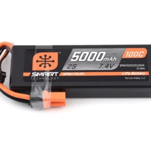 Spektrum 5000mAh 2S 7.4V 100C Smart LiPo Hardcase IC5