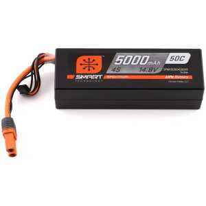 Spektrum 5000mAh 4S 14.8V 50C Smart LiPo Hardcase IC5