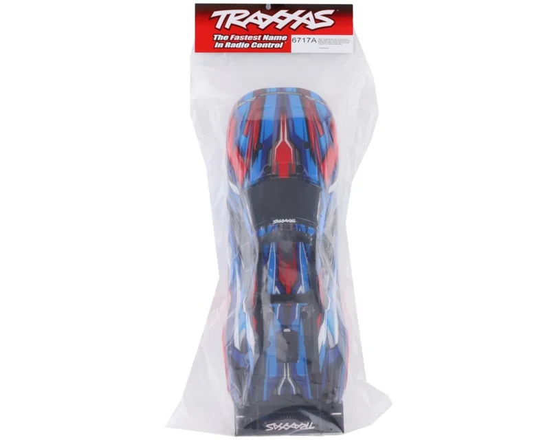 Traxxas Rustler 4X4 VXL Blue with Clipless Mounting Body Pre-Painted