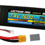 Lectron Pro 2S 7.4V 7600mAh 75C Lipo Battery with XT60 Connector - 2s7600-75x_1000 Lectron Pro 2S 7.4V 7600mAh 75C Lipo Battery with XT60 Connector