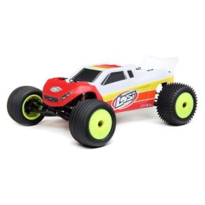 1/18 Losi Mini-T 2.0 RTR 2WD Brushless Stadium Truck Red