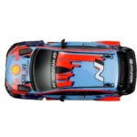 1/24 GT24 Hyundai i20 WRC RTR Micro 4WD Brushless Rally Car