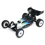 1/16 Mini-B Brushed RTR 2WD Buggy Black/White - los01016t2 1/16 Mini-B Brushed RTR 2WD Buggy Black/White