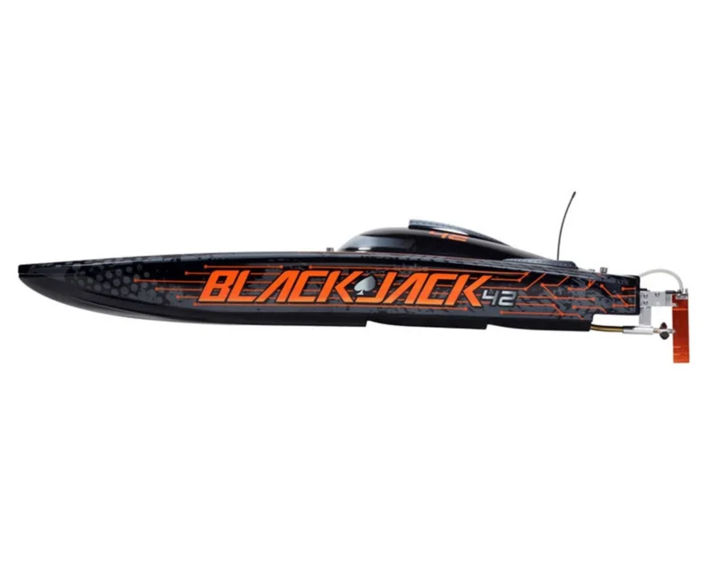 Pro Boat Blackjack 42in 8S Brushless RTR Electric Catamaran Black/Orange