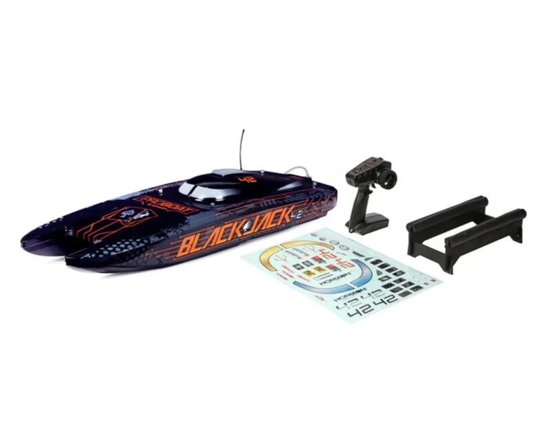Pro Boat Blackjack 42in 8S Brushless RTR Electric Catamaran Black/Orange