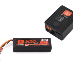 Spektrum Smart G2 PowerStage 2S Bundle with 2S Smart LiPo Battery 5000mAh