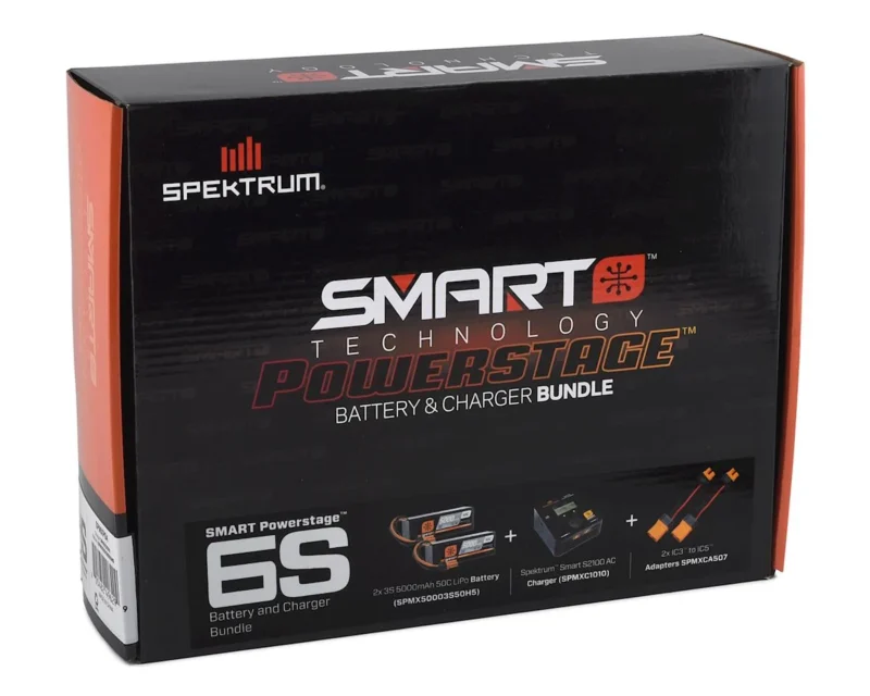 Spektrum Smart PowerStage 6S Bundle with Two 3S Smart LiPo Batteries 5000mAh