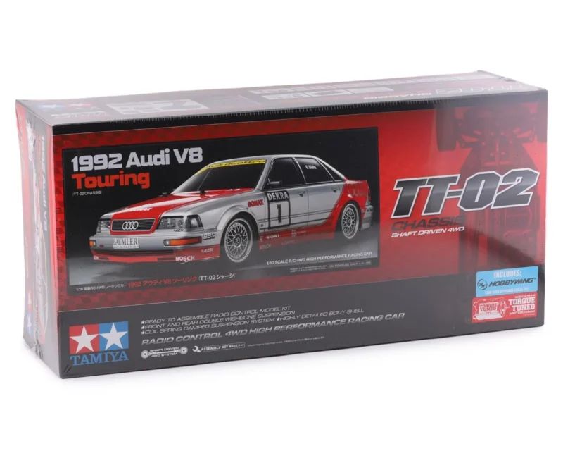 1/10 Tamiya 1992 Audi V8 Touring TT-02 4WD Electric Touring Car Kit TAM58699-60A