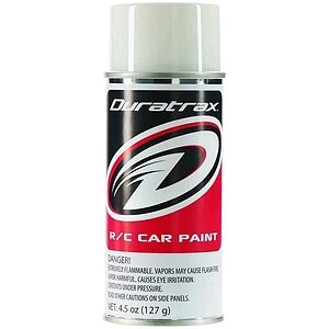 Duratrax Polycarbonate Bright White Aerosol Paint 4.5oz DTXR4251