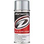 Duratrax Polycarbonate Silver Streak Aerosol Paint 4.5oz DTXR4262