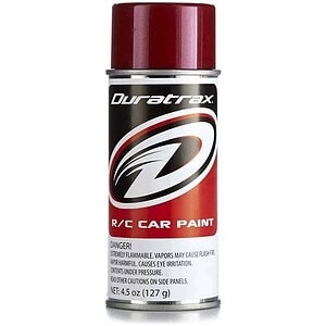 Duratrax Polycarbonate Metallic Red Aerosol Paint 4.5oz DTXR4264