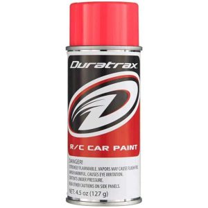 Duratrax Polycarbonate Fluorescent Red Aerosol Paint 4.5oz DTXR4277