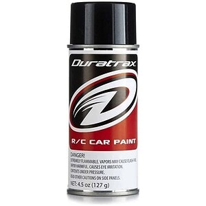 Duratrax Polycarbonate Metallic Black Aerosol Paint 4.5oz DTXR4280