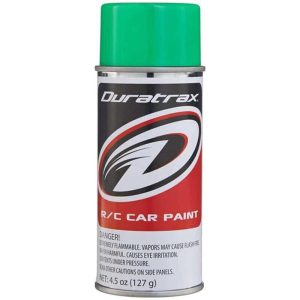 Duratrax Polycarbonate Fluorescent Green Aerosol Paint 4.5oz DTXR4281