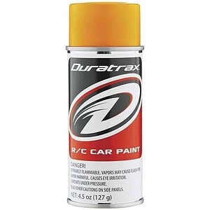 Duratrax Polycarbonate Fluorescent Bright Orange Aerosol Paint 4.5oz DTXR4283