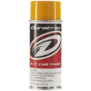 Duratrax Polycarbonate Bright Yellow Aerosol Paint 4.5oz DTXR4285