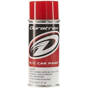 Duratrax Polycarbonate Bright Red Aerosol Paint 4.5oz DTXR4287