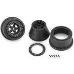 JConcepts Starfish Mambo 2.2 Rear Beadlock Wheel - Black (2) - jco3415baa JConcepts Starfish Mambo 2.2 Rear Beadlock Wheel - Black (2)