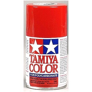 Tamiya Polycarbonate PS-2 Red Aerosol Paint 100ml TAM86002