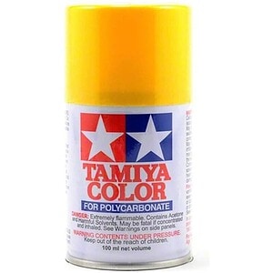 Tamiya Polycarbonate PS-6 Yellow Aerosol Paint 100ml TAM86006