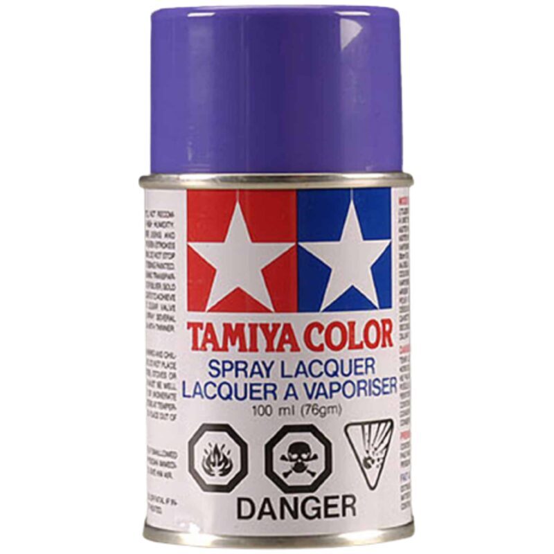 Tamiya Polycarbonate PS-10 Purple Aerosol Paint 100ml TAM86010