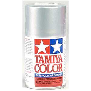 Tamiya Polycarbonate PS-41 Bright Silver Aerosol Paint 100ml TAM86041