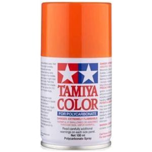 Tamiya Polycarbonate PS-62 Pure Orange Aerosol Paint 100ml TAM86062