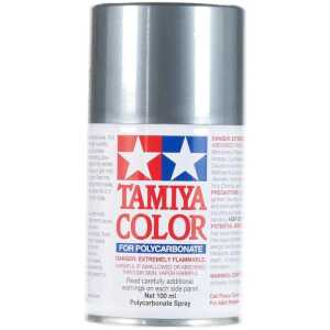Tamiya Polycarbonate PS-63 Bright Gun Metal Aerosol Paint 100ml TAM86063